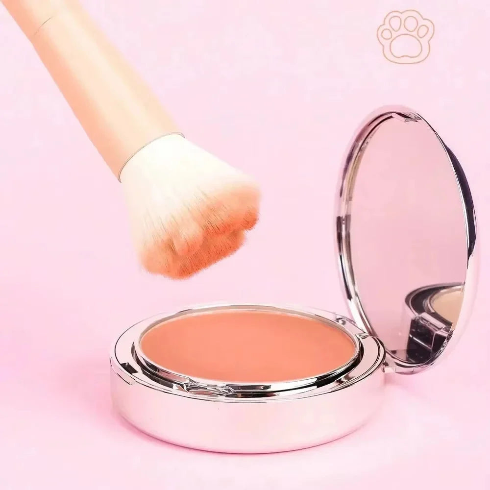 Pink Cat Paw Makeup Brush