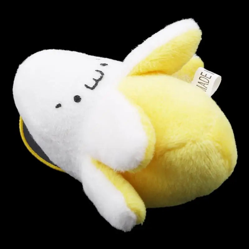 Smiling Peeled Banana Plush Bag Charm